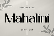 Mahalini - Serif Font, a Serif Font by PutraCetol Studio (Thumbnail 1 of 11)