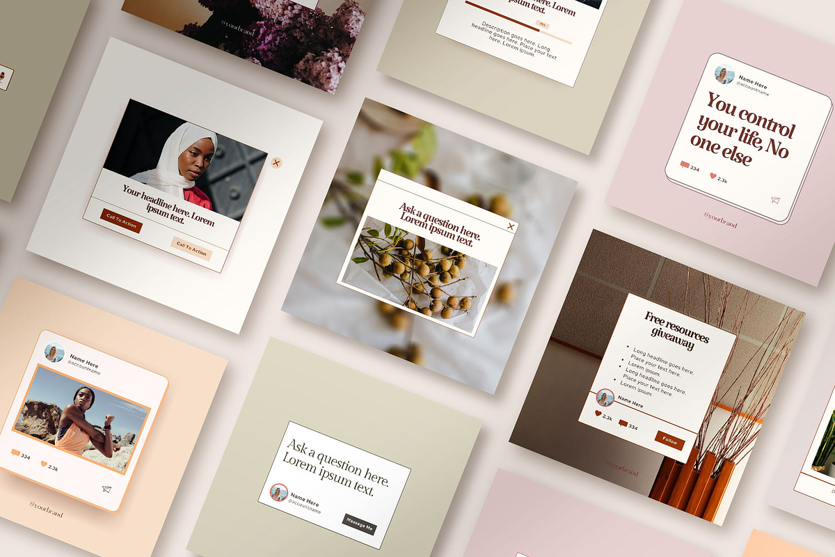 Instagram Notification Quotes, a Social Media Template by Kseniia_Design (Photo 8 of 11)
