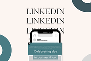 LinkedIn Square Posts SeaGreen&Grey, a Social Media Template by digital.incubator.yum (Thumbnail 4 of 9)