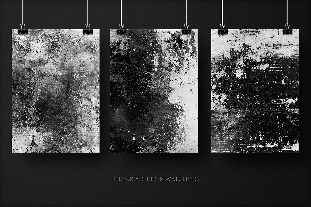 Grunge Black&White Textures, a Texture Graphic by Milka (Photo 9 of 11)
