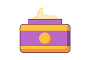 Cream Vector Icon, an Icon by Pexelpy (Thumbnail 1 of 2)