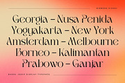 Bagek - Modern Display Serif, a Serif Font by Nirmana Visual (Thumbnail 8 of 8)