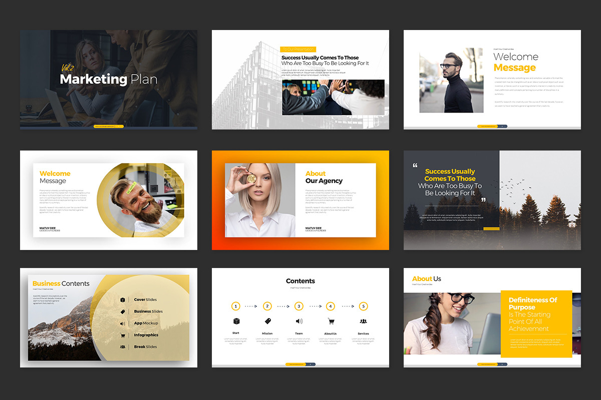 Marketing Plan Vol 2 PowerPoint, a Presentation Template by Stock Shape (Photo 2 of 7)