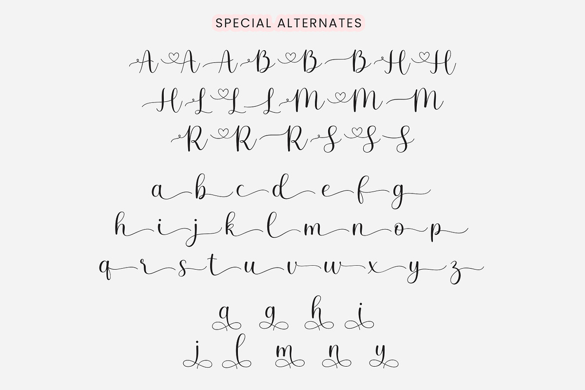Rosalie, a Script Font by Flawless And Co (Photo 6 of 10)