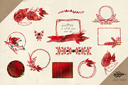 Graphics Bundle: Red Foil Holiday, a Templates & Theme by Jenny Hansen Suites (Thumbnail 5 of 5)
