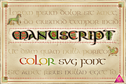 CELTIC Color FONT - Aon Manuscript, a Script Font by AonCelticArt (Thumbnail 1 of 5)
