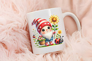 Ladybug gnomes clipart, an Illustration by RobertsArt (Thumbnail 4 of 7)