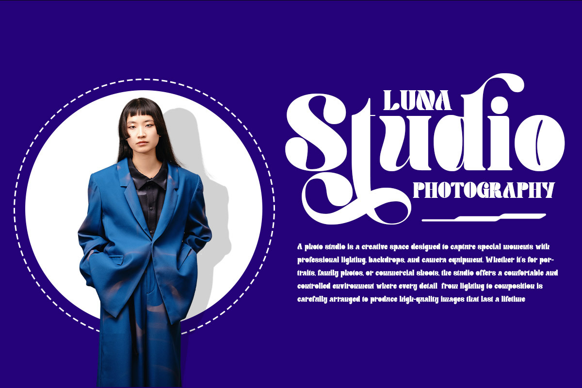 Gloofunky - Elegant Display Font, a Serif Font by Qweera Studio (Photo 4 of 10)