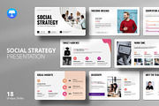 Social Strategy Keynote Template, a Presentation Template by Design Vault (Thumbnail 1 of 3)