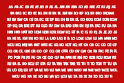 Dimpleton - All Caps Ligature Font, a Sans Serif Font by HipFonts (Thumbnail 2 of 12)