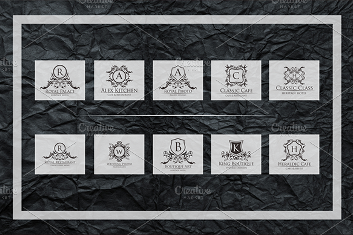 10 Classic Logos, a Branding & Logo Template by Bintank Studio