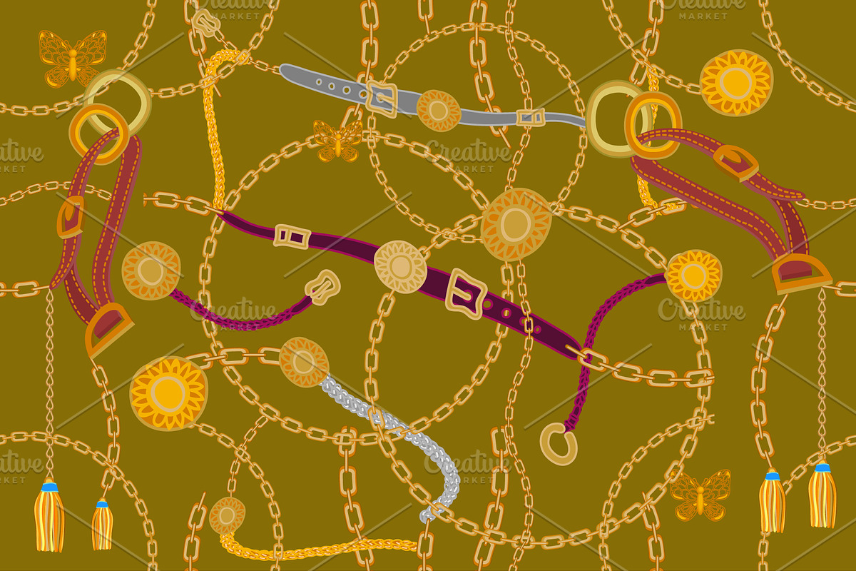Chain Prints, a Texture Graphic by Svetlana Kononova (Photo 7 of 7)