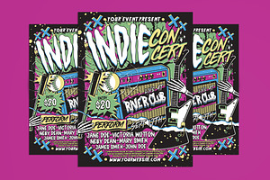 Indie Music Concert Flyer