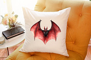 Vintage Red Halloween Clipart, an Illustration by Sublimation Artist (Thumbnail 6 of 6)