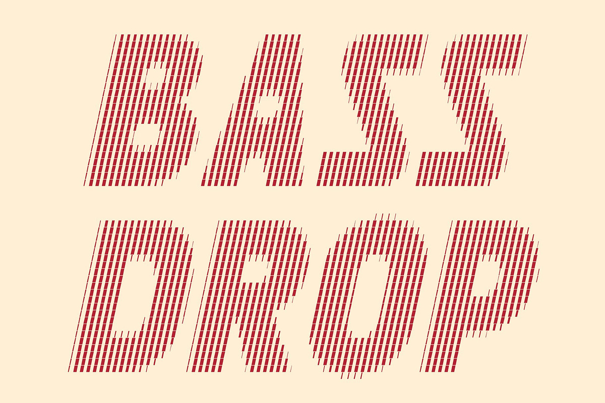 CS Bugle Slitscan, a Sans Serif Font by Craft Supply Co. (Photo 6 of 8)