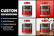 5lb Whey Protein Jar Mockup A3-Pro, a Packaging Mockup by Design Warlord (Thumbnail 11 of 16)