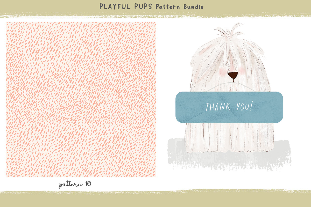 Cute Dog Seamless Digital Pattern, a Graphic by Bridgett Stahlman Design (Photo 5 of 5)