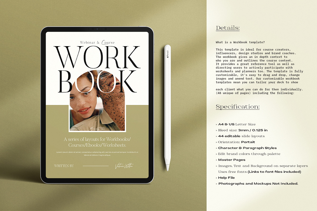 Course Workbook Template | Canva preview 2