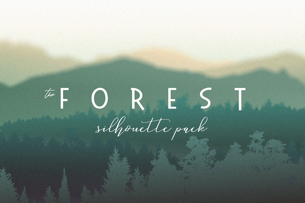 Forest & Landscape pack, an Illustration by Gluiki (Photo 1 of 4)