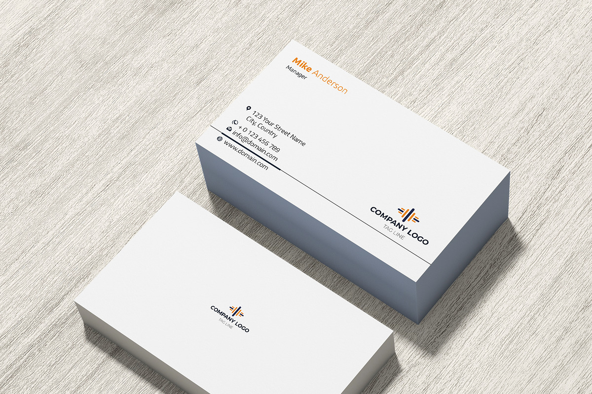 Minimal Business Card, a Business Card Template by designSultan (Photo 3 of 4)