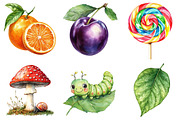 Very Hungry Caterpillar Clipart, a Seasonal Illustration by CitraGraphics (Thumbnail 5 of 6)