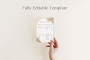 Boho Price List Canva Template, a Flyer Template by Hellohastore (Thumbnail 3 of 9)