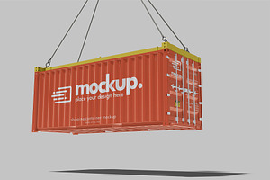 Shipping Container Mockup Bundle