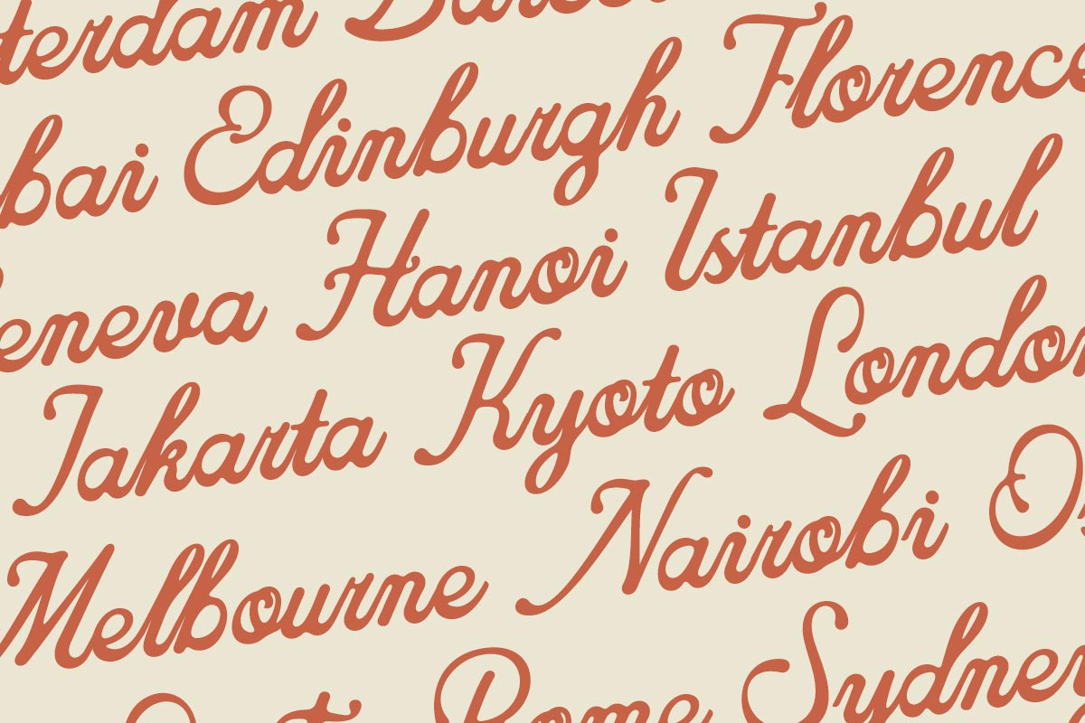 Avenue Market Duo, a Script Font by Letter Fresh (Photo 9 of 10)