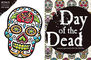Day of the Dead Sugar Skull Set