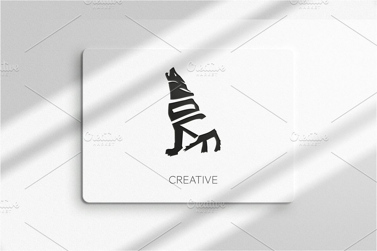 Wolf creative logo vector design, a Templates & Theme by Design4u_786 (Photo 1 of 5)