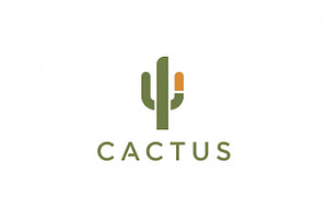 Minimal Green Cactus, a Branding & Logo Template by Logocreative