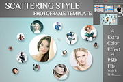 Scattering Style Photo Template, a Texture Graphic by MithunLekson (Thumbnail 2 of 8)