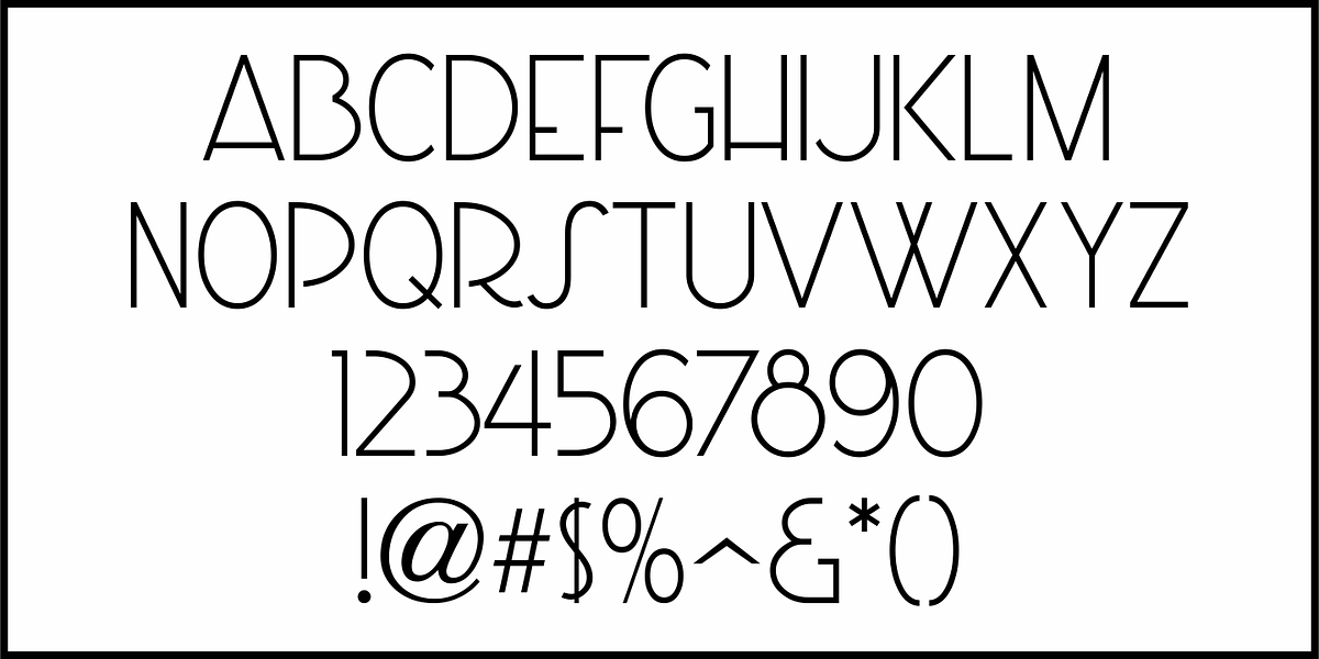 Old Hollywood JNL, a Sans Serif Font by Jeff Levine Fonts (Photo 3 of 5)