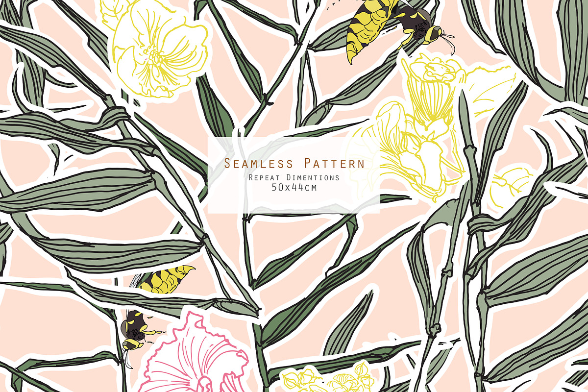 Summer Beez-z, a Pattern Graphic by Irina Dolgikh (Photo 4 of 11)