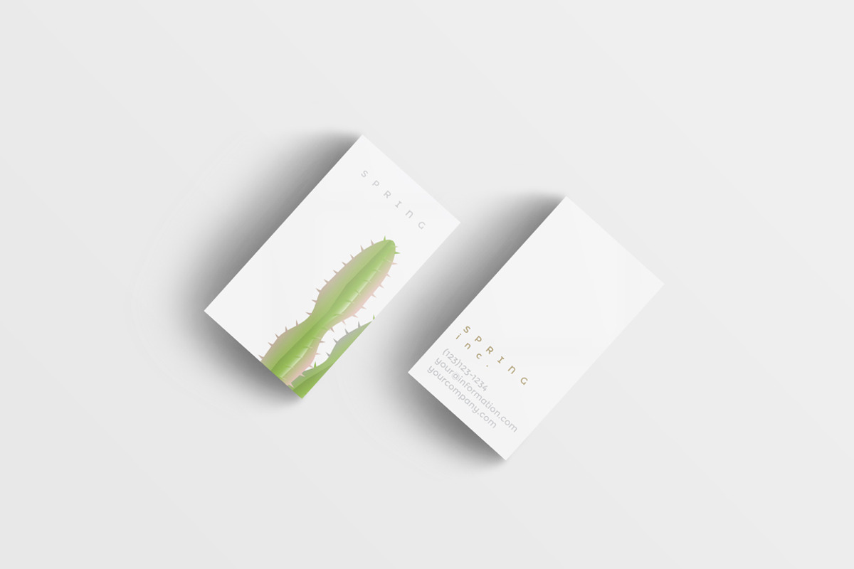 Spring business card templates, a Business Card Template by Polar Vectors