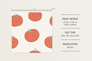 Cute tomato, a Pattern Graphic by Olena Kuznietsova (Thumbnail 4 of 10)