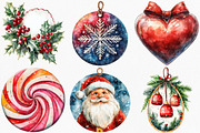 Christmas Gift Labels Clipart, an Illustration by Canvas Craft (Thumbnail 2 of 7)