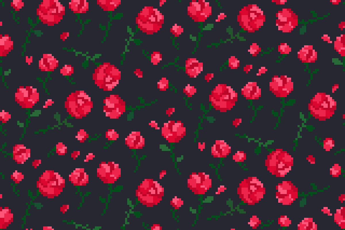 Roses Patterns, a Pattern Graphic by Poloviiinkin (Photo 2 of 8)