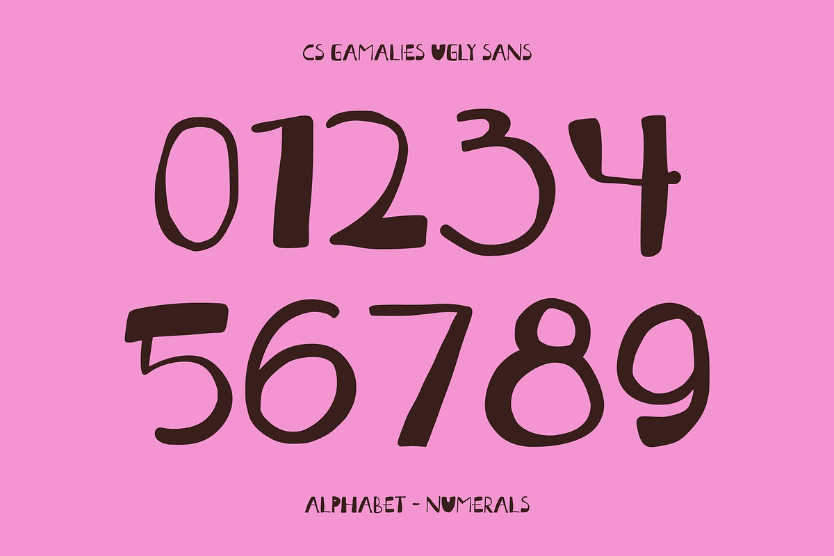 CS Gamalies – Ugly Font, a Handwritten Font by Craft Supply Co. (Photo 4 of 8)