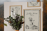 So Very Autumn: Line Art Clipart, a Seasonal Illustration by Purple (Thumbnail 8 of 15)