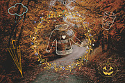 Autumn vibes: Fall Halloween doodles, a Decorative Illustration by harmonia_green_art (Thumbnail 6 of 7)