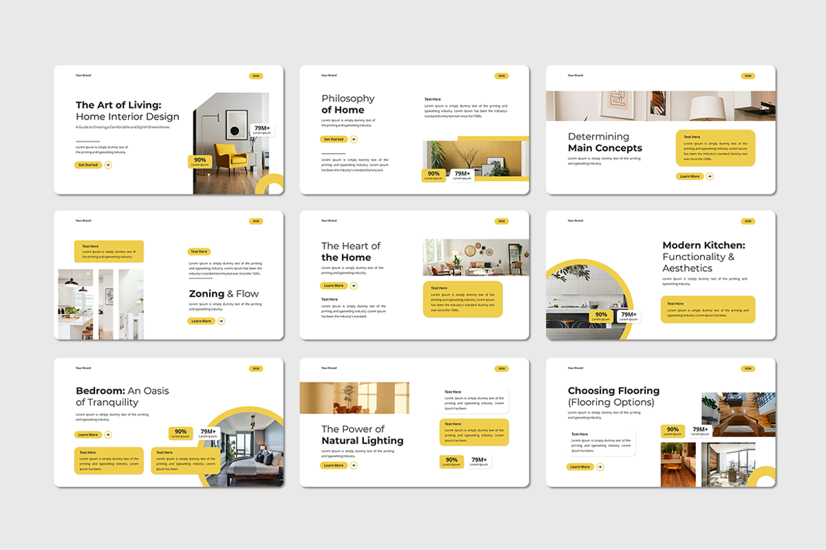 Home Interior Design - Keynote, a Presentation Template by Iqsiart Studio (Photo 2 of 3)