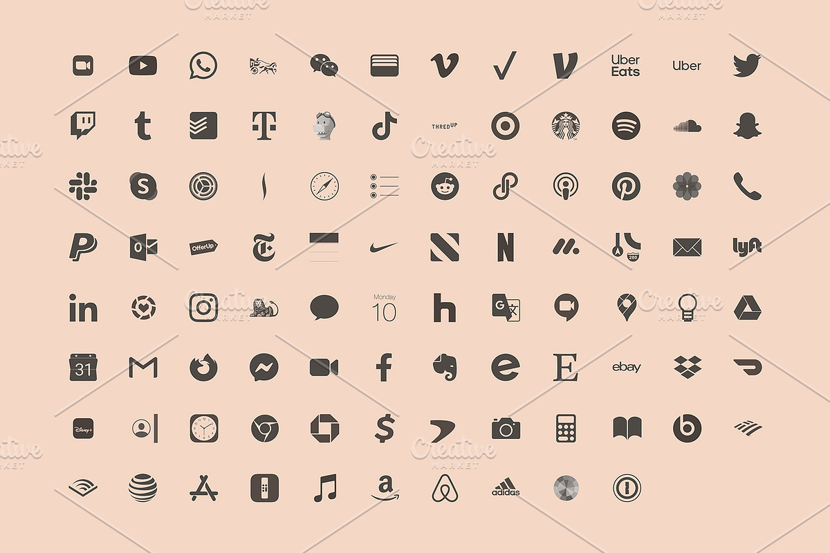 Jazmyn - 350+ iOS App Icon Set, an Icon by Mother Creative (Photo 2 of 7)