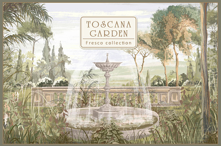 Toscana garden, a Wallpaper Graphic by Natalia0307