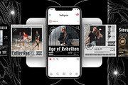 SALE! Streetwear Vol2 Instagram Pack, a Social Media Template by Nenjo Studio (Thumbnail 2 of 4)