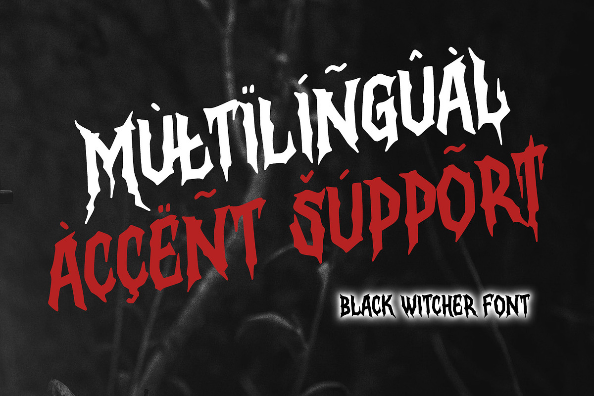 Black Witcher, a Handwritten Font by Ditatype (Photo 10 of 10)