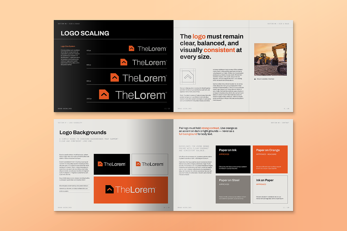 Brand Guidelines Template, a Brochure Template by BrandPacks (Photo 4 of 7)