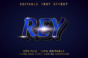 Rey Text Effect Editable