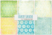 Shabby Chic Floral Digital Papers, a Pattern Graphic by Carrie Stephens Art (Thumbnail 6 of 6)