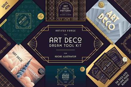 The Art Deco Design - Dream Tool Kit, a Graphic by The Artifex Forge